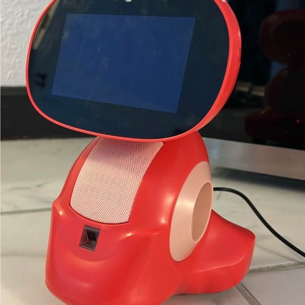 Red Miko Smart Educational Robot with Display for Kids